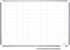 MasterVision - 36" High x 48" Wide Magnetic Dry Erase Calendar - Steel - Industrial Tool & Supply