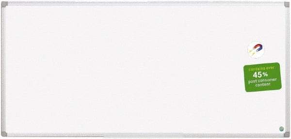MasterVision - 48" High x 96" Wide Magnetic Dry Erase Board - Steel - Industrial Tool & Supply