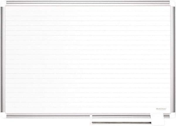 MasterVision - 36" High x 48" Wide Magnetic Dry Erase Calendar - Steel - Industrial Tool & Supply