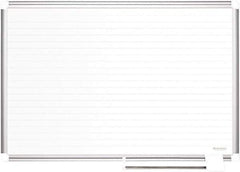 MasterVision - 36" High x 48" Wide Magnetic Dry Erase Calendar - Steel - Industrial Tool & Supply