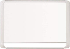 MasterVision - 24" High x 36" Wide Magnetic Dry Erase Board - Porcelain/Steel - Industrial Tool & Supply