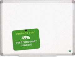 MasterVision - 24" High x 36" Wide Magnetic Dry Erase Board - Steel - Industrial Tool & Supply