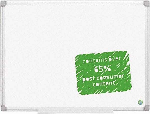 MasterVision - 48" High x 72" Wide Dry Erase - Melamine - Industrial Tool & Supply