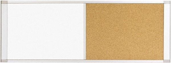 MasterVision - 18" High x 48" Wide Combination, Bulletin/Magnetic Dry Erase - Steel - Industrial Tool & Supply