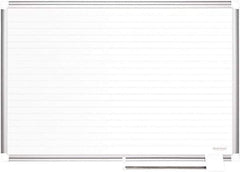 MasterVision - 48" High x 72" Wide Magnetic Dry Erase Calendar - Steel - Industrial Tool & Supply