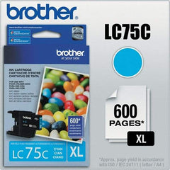 Brother - Cyan Ink Cartridge - Use with Brother MFC-J280W, J425W, J430W, J435W, J5910DW, J625DW, J6510DW, J6710DW, J6910DW, J825DW, J835DW - Industrial Tool & Supply
