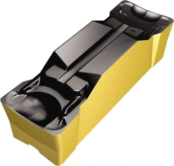 Sandvik Coromant - JN123 GM Grade 4325, 5mm Cutting Width Carbide Grooving Insert - 22.9mm Max Depth of Cut, Neutral, 0.4mm Corner Radius, TiCN/Al2O3/TiN Finish - Industrial Tool & Supply