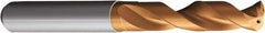 Sandvik Coromant - 4.6mm 140° Solid Carbide Jobber Drill - TiAlN Finish, Right Hand Cut, Spiral Flute, Straight Shank, 2.9134" OAL, Split Point - Industrial Tool & Supply
