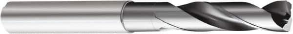 Sandvik Coromant - 6.75mm 150° Solid Carbide Jobber Drill - TiAlN Finish, Right Hand Cut, Cylindrical Shank, 79mm OAL - Industrial Tool & Supply