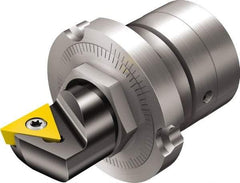 Sandvik Coromant - Series Fine Boring Unit, Right Hand Cut, 60mm Min Bore Diam, Boring Cartridge - 33.3mm Back of Bar to Cutting Edge, TCMT Insert, 64mm OAL - Industrial Tool & Supply