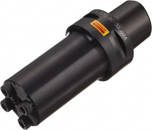 Sandvik Coromant - C6;20 System Size, Modular Tool Holding System Adapter - 67mm Projection, 20mm Body Diam, 97.27mm OAL, Through Coolant - Exact Industrial Supply