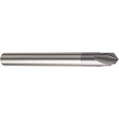 Sandvik Coromant - 0.059" Diam 4 Flute Single End Solid Carbide Chamfer Mill - Industrial Tool & Supply
