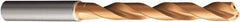 Sandvik Coromant - 8.5mm 140° Solid Carbide Jobber Drill - TiAlN Finish, Right Hand Cut, Spiral Flute, Straight Shank, 5.4724" OAL - Industrial Tool & Supply