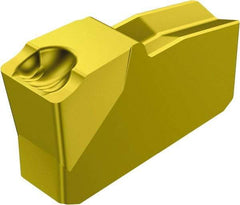 Sandvik Coromant - 41540N151.2 5G Grade 235, 4.15mm Cutting Width Carbide Grooving Insert - Neutral, 0.15mm Corner Radius, TiCN/TiN Finish - Industrial Tool & Supply