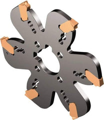 Sandvik Coromant - 0.1181" Cutting Width, 3.3465" Depth of Cut, 250mm Cutter Diam, 1.5748" Hole Diam, Indexable Slotting Cutter - 1.5748" Shank Diam, QD..X Toolholder, Right Hand Cutting Direction - Industrial Tool & Supply
