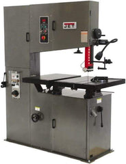 Jet - 36" Throat Capacity, Variable Speed Pulley Vertical Bandsaw - 50 to 410 & 54 to 4,925 SFPM, 3 hp, Three Phase - Industrial Tool & Supply