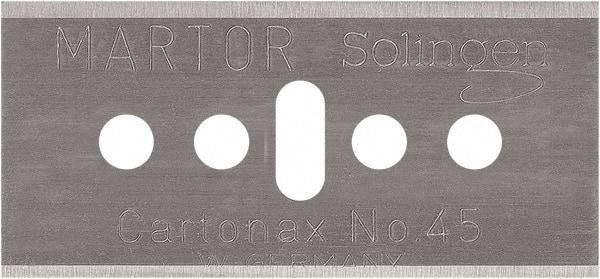 Martor USA - Carbon Steel, Replacement Blade - 1.53" Long - Industrial Tool & Supply