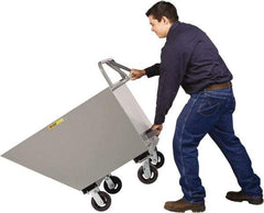 Little Giant - 2,000 Lb Load Capacity, 1/3 Cu Yd, Steel Tilt Truck - 24" Wide x 45" Long x 38" High - Industrial Tool & Supply