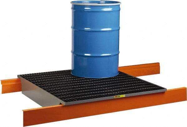 Little Giant - 66 Gal Sump, Steel Spill Deck or Pallet - 49" Long x 51" Wide x 8-1/2" High - Industrial Tool & Supply
