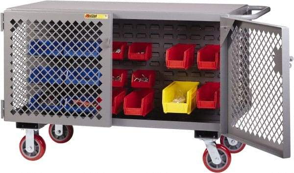Little Giant - 3,600 Lb Capacity Mobile Work Bench - 24" Wide x 48" Deep x 33" High, Steel - Industrial Tool & Supply