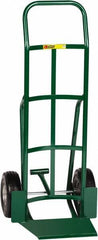 Little Giant - 600 Lb Capacity 47" OAH Hand Truck - Continuous Handle, Steel, Flat-Free Microcellular Foam Wheels - Industrial Tool & Supply