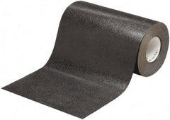 Ability One - Black Solid Color Anti-Slip Vinyl Tape - 12" Wide x 60' Long x 0.036" Thick, General Traffic - Industrial Tool & Supply