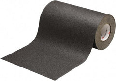 Ability One - Black Solid Color Anti-Slip Vinyl Tape - 24" Wide x 60' Long x 0.028" Thick, General Traffic - Industrial Tool & Supply