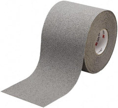 Ability One - Gray Solid Color Anti-Slip Vinyl Tape - 4" Wide x 60' Long x 0.045" Thick, General Traffic - Industrial Tool & Supply