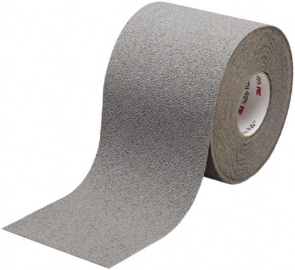 Ability One - Gray Solid Color Anti-Slip Vinyl Tape - 2" Wide x 60' Long x 0.045" Thick, General Traffic - Industrial Tool & Supply