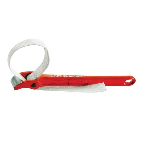 Rothenberger - 12" Max Pipe Capacity, 12" Long, Strap Wrench - 8" Actual OD, 12" Handle Length - Industrial Tool & Supply