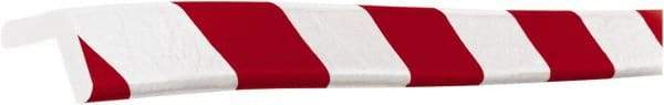 PRO-SAFE - Polyurethane Foam Type E Corner Guard - Red/White - Industrial Tool & Supply