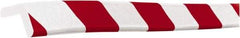 PRO-SAFE - Polyurethane Foam Type E Corner Guard - Red/White - Industrial Tool & Supply