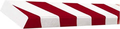 PRO-SAFE - Polyurethane Foam Type D Surface Guard - Red/White - Industrial Tool & Supply