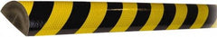 PRO-SAFE - Polyurethane Foam Type C+ Surface Guard - Black/Yellow - Industrial Tool & Supply