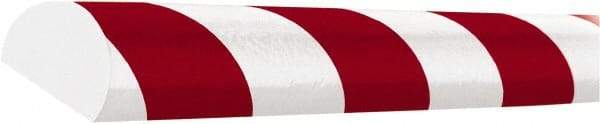 PRO-SAFE - Polyurethane Foam Type C Surface Guard - Red/White - Industrial Tool & Supply
