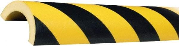PRO-SAFE - Polyurethane Foam Type R50 Pipe Guard - Black/Yellow - Industrial Tool & Supply