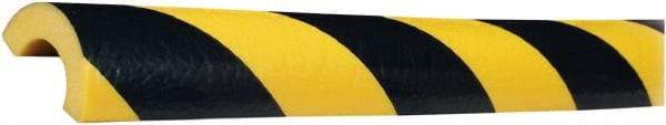 PRO-SAFE - Polyurethane Foam Type R30 Pipe Guard - Black/Yellow - Industrial Tool & Supply