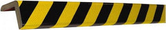PRO-SAFE - Polyurethane Foam Type H+ Corner Guard - Black/Yellow - Industrial Tool & Supply