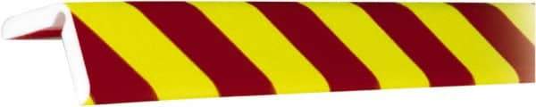 PRO-SAFE - Polyurethane Foam Type H+ Corner Guard - Red/Yellow - Industrial Tool & Supply