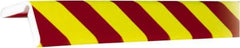 PRO-SAFE - Polyurethane Foam Type H+ Corner Guard - Red/Yellow - Industrial Tool & Supply