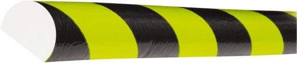 PRO-SAFE - Polyurethane Foam Type C Corner Guard - Fluorescent Yellow - Industrial Tool & Supply