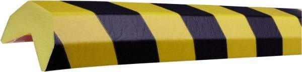 PRO-SAFE - Polyurethane Foam Type AA Corner Guard - Black/Yellow - Industrial Tool & Supply