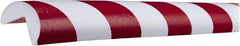 PRO-SAFE - Polyurethane Foam Type A Corner Guard - Red/White - Industrial Tool & Supply