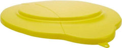 Vikan - 5 Gal Polypropylene Pail Lid - Yellow, For Use with Vikan 5 Gal Pail - Industrial Tool & Supply