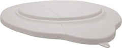 Vikan - 5 Gal Polypropylene Pail Lid - White, For Use with Vikan 5 Gal Pail - Industrial Tool & Supply