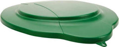 Vikan - 5 Gal Polypropylene Pail Lid - Green, For Use with Vikan 5 Gal Pail - Industrial Tool & Supply
