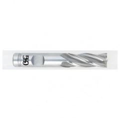 2 Dia. x 5-1/2 Overall Length 8-Flute Square End HSS-CO SE End Mill-Round Shank-Non-Center Cutting-Uncoated - Industrial Tool & Supply