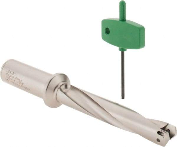 Hertel - 0.8661 to 0.885" Diam, 5xD, 110mm Max Depth, 1" Shank Diam, Replaceable Tip Drill - HMD-MAU Toolholder, Series HMD - Industrial Tool & Supply