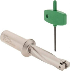 Hertel - 13.5 to 13.99mm Diam, 3xD, 40.5mm Max Depth, 3/4" Shank Diam, 57mm Flute, Replaceable Tip Drill - HMD-MAD Toolholder, Series HMD - Industrial Tool & Supply