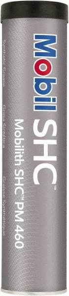 Mobil - 13.7 oz Cartridge Lithium High Temperature Grease - Off White, High/Low Temperature, 350°F Max Temp, NLGIG 1-1/2, - Industrial Tool & Supply